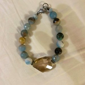 Crystal bead bracelet